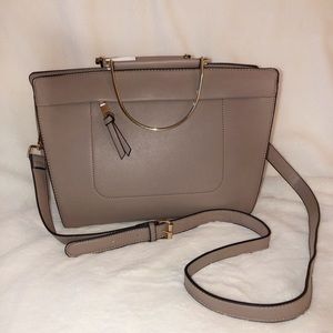 Taupe handbag